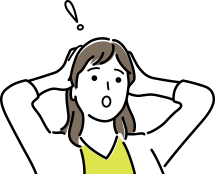 お悩みのイラスト